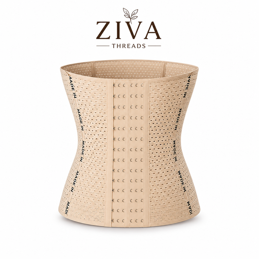 Premium Waist Trainer with 6 Adjustable Hooks | Ziva Threads